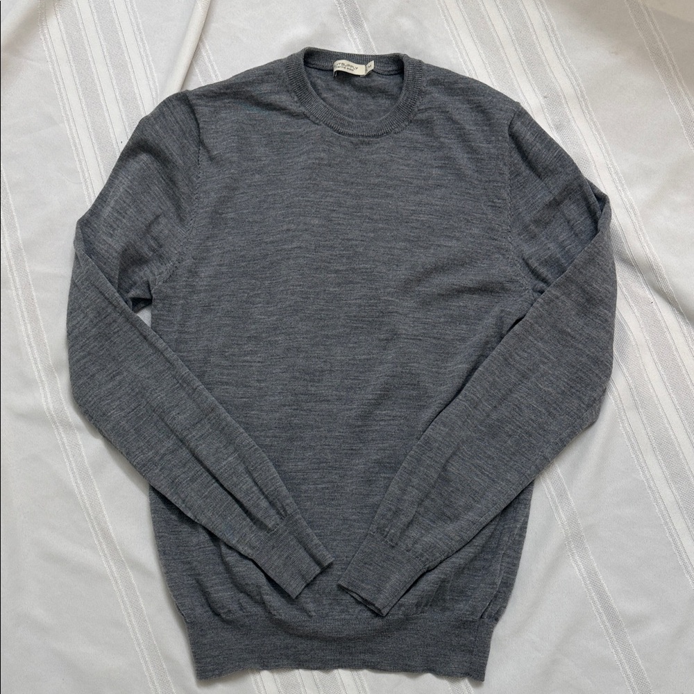 Suitsupply Gray Crewneck Sweater